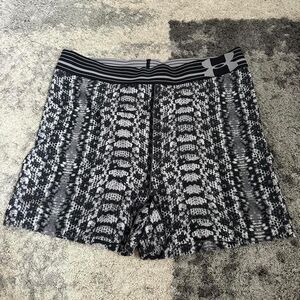 Under-armour Women's Black and Grey Shorts